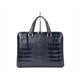   Camilla 777 COCO navy női marhabőr aktatáska 40 x 31 x 6 cm