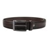 Pierre Cardin GF 9005 barna férfi marhabőr öv 3.5 cm