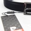 Pierre Cardin GF 9005 barna férfi marhabőr öv 3.5 cm