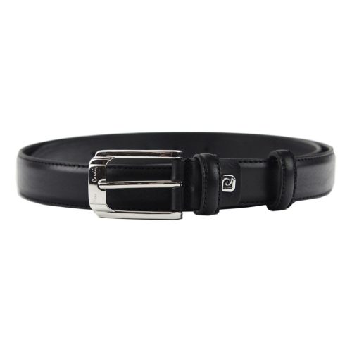 Pierre Cardin VNG 097 GF fekete férfi marhabőr öv 3 cm
