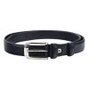 Pierre Cardin VNG 097 GF fekete férfi marhabőr öv 3 cm