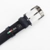 Pierre Cardin VNG 097 GF fekete férfi marhabőr öv 3 cm