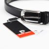 Pierre Cardin VNG 097 GF fekete férfi marhabőr öv 3 cm
