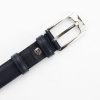 Pierre Cardin VNG 097 GF fekete férfi marhabőr öv 3 cm