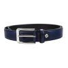 Pierre Cardin GF 9014 kék férfi marhabőr öv 3.3 cm