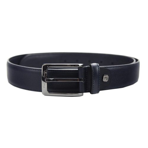 Pierre Cardin AUT 8048 kék férfi marhabőr öv 3.5 cm