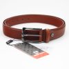 Pierre Cardin AUT 8048 kék férfi marhabőr öv 3.5 cm