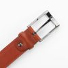 Pierre Cardin AUT 8048 kék férfi marhabőr öv 3.5 cm