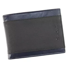   Pierre Cardin TILAK32 8805 fekete-piros férfi bőr pénztárca 12 x 9 cm