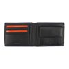 Pierre Cardin TILAK32 8805 fekete-piros férfi bőr pénztárca 12 x 9 cm