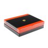 Pierre Cardin TILAK32 8805 fekete-piros férfi bőr pénztárca 12 x 9 cm