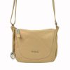 Pierre Cardin FRZ 1721 homok női bőr válltáska, oldaltáska 26 x 22 x 12 cm