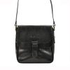 Pierre Cardin 4227 GNC AVANC fekete férfi bőr válltáska, crossbody 22 x 22 x 10 cm