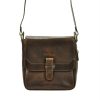 Pierre Cardin 4227 GNC AVANC barna férfi bőr válltáska, oldaltáska 22 x 22 x 10 cm