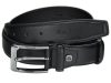 Pierre Cardin 5011 ROB01 fekete férfi marhabőr öv 125 x 3.5 cm