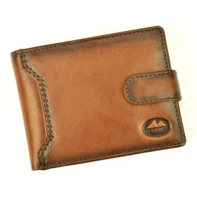   EL FORREST 892-29 RFID barna férfi bőr pénztárca 12.8 x 9.5 x 2.5 cm