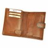 EL FORREST 988-29 RFID barna férfi bőr pénztárca 10.3 x 12.8 x 3.3 cm