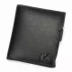 Money Kepper CC 6002 fekete férfi bőr pénztárca 10.2 x 11.5 x 2.5 cm