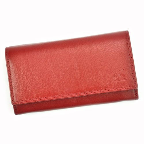 Money Kepper 12132 RFID piros női marhabőr pénztárca 17 x 9.5 x 4 cm