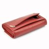 Money Kepper 12132 RFID piros női marhabőr pénztárca 17 x 9.5 x 4 cm