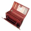 Money Kepper 12132 RFID piros női marhabőr pénztárca 17 x 9.5 x 4 cm