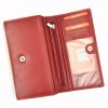 Money Kepper 12132 RFID piros női marhabőr pénztárca 17 x 9.5 x 4 cm