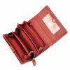 Money Kepper 12135 RFID piros női marhabőr pénztárca 15.5 x 9.5 x 4 cm