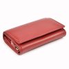 Money Kepper 12135 RFID piros női marhabőr pénztárca 15.5 x 9.5 x 4 cm