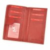 Money Kepper 12137 RFID piros női marhabőr pénztárca 17 x 10.5 x 4.5 cm