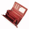 Money Kepper 12137 RFID piros női marhabőr pénztárca 17 x 10.5 x 4.5 cm
