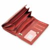 Money Kepper 12137 RFID piros női marhabőr pénztárca 17 x 10.5 x 4.5 cm