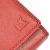 Money Kepper 12137 RFID piros női marhabőr pénztárca 17 x 10.5 x 4.5 cm