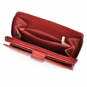   Money Kepper 12140 RFID piros női bőr pénztárca 9.5 x 17 x 4 cm