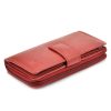 Money Kepper 12140 RFID piros női marhabőr pénztárca 9.5 x 17 x 4 cm