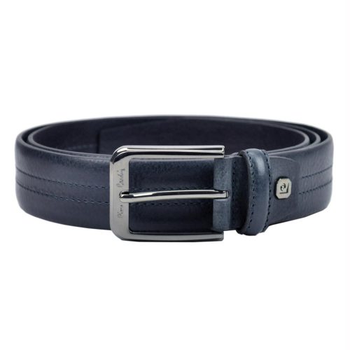 Pierre Cardin GF 8004 kék marhabőr öv 3.5 cm