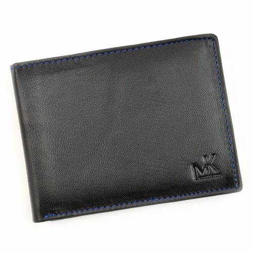Money Kepper CC 5602 fekete-kék férfi bőr pénztárca 13 x 9.8 x 2.5 cm
