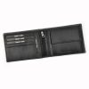 Money Kepper CC 5602 fekete-kék férfi bőr pénztárca 13 x 9.8 x 2.5 cm