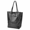 Patrizia 419-013-02 MET ezüst női bőr válltáska, shopper táska 37 x 38 x 13 cm 