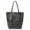 Patrizia 419-013-02 MET ezüst női bőr válltáska, shopper táska 37 x 38 x 13 cm 