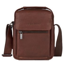 Giorgio Carelli férfi barna bőr oldaltáska