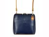 Barberinis 1702 tengerészkék női bőr válltáska, oldaltáska 17 x 16 x 8.5 cm