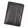 EL FORREST 914-61 RFID férfi fekete bőr pénztárca 9 x 12.5 x 2.5 cm