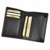EL FORREST 914-61 RFID férfi fekete bőr pénztárca 9 x 12.5 x 2.5 cm