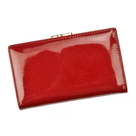   PATRIZIA CB-108 RFID piros lakkbőr női pénztárca 14.5 x 9 x 4 cm