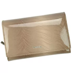   Patrizia FF-112 női, mintás bézs színű bőr pénztárca, RFID 15 × 9,5 cm