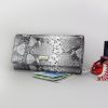 PATRIZIA SN-100 RFID szürke kígyóbőr mintás női bőr pénztárca 18.5 x 9.5 x 4 cm 