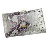 PATRIZIA SN-108 RFID szürke női bőr pénztárca 14.5 x 9 x 3.5 cm