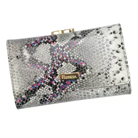   PATRIZIA SN-108 RFID szürke női bőr pénztárca 14.5 x 9 x 3.5 cm