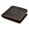 Pierre Cardin TILAK05 TUMBLE 325 fekete-piros férfi bőr pénztárca 12 x 9.5 x 3 cm