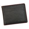 Pierre Cardin TILAK05 TUMBLE 8806 fekete-piros férfi marhabőr pénztárca 12.5 x 10 x 2.5 cm